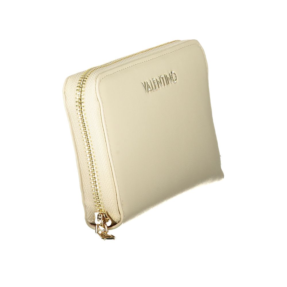 Mario Valentino Beige Polyurethane Women Wallet