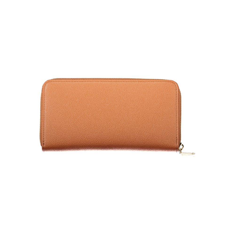 Mario Valentino Brown Polyurethane Women's Wallet