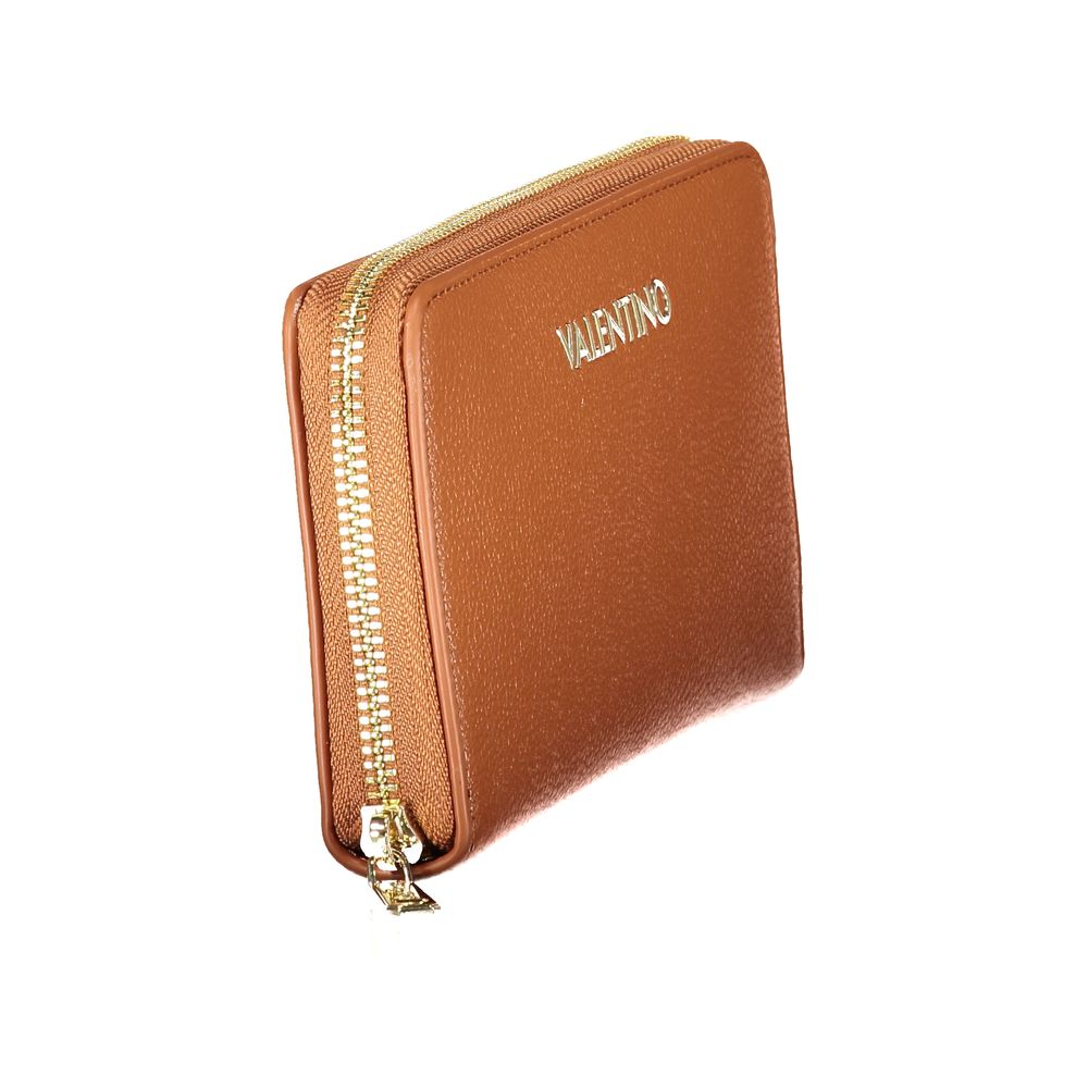 Mario Valentino Brown Polyurethane Women's Wallet