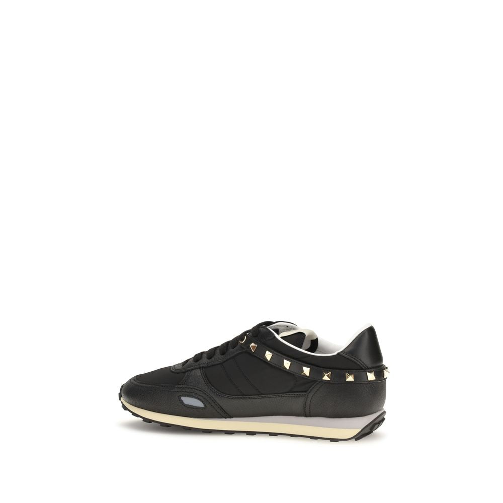 Valentino Garavani Black Polyamide Athletic Sneakers