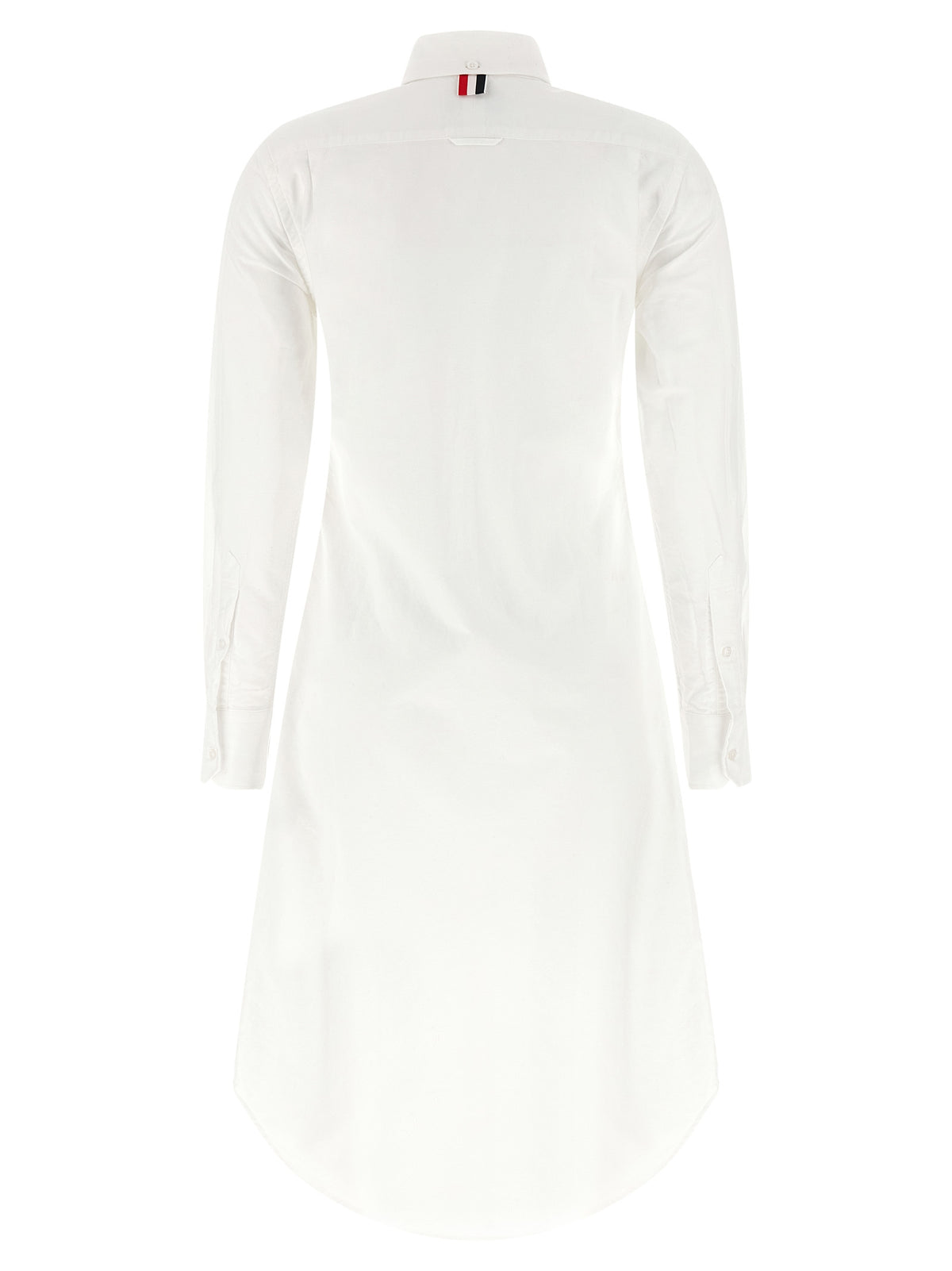 Thom Browne White Cotton Midi Dress