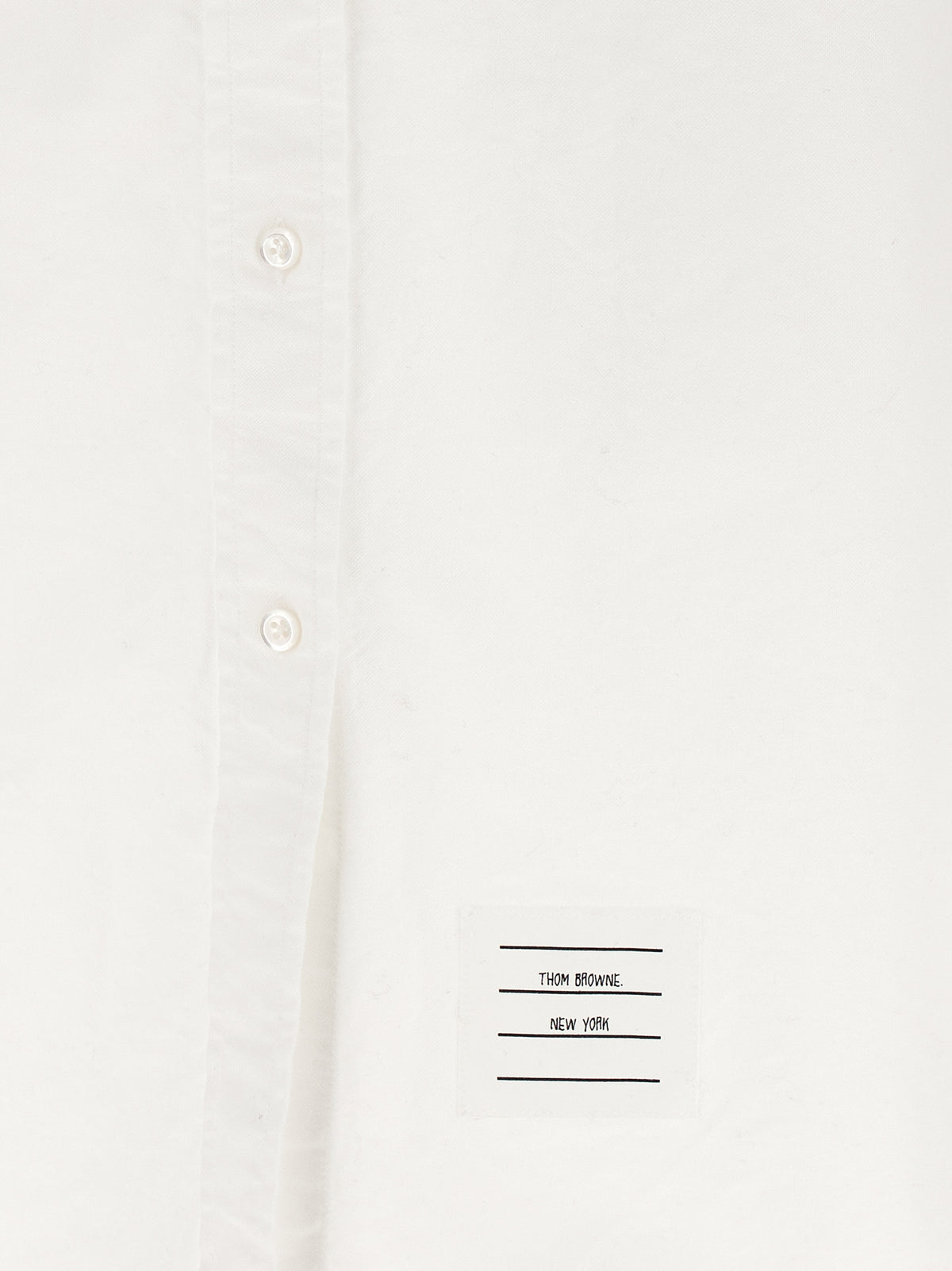 Thom Browne White Cotton Midi Dress