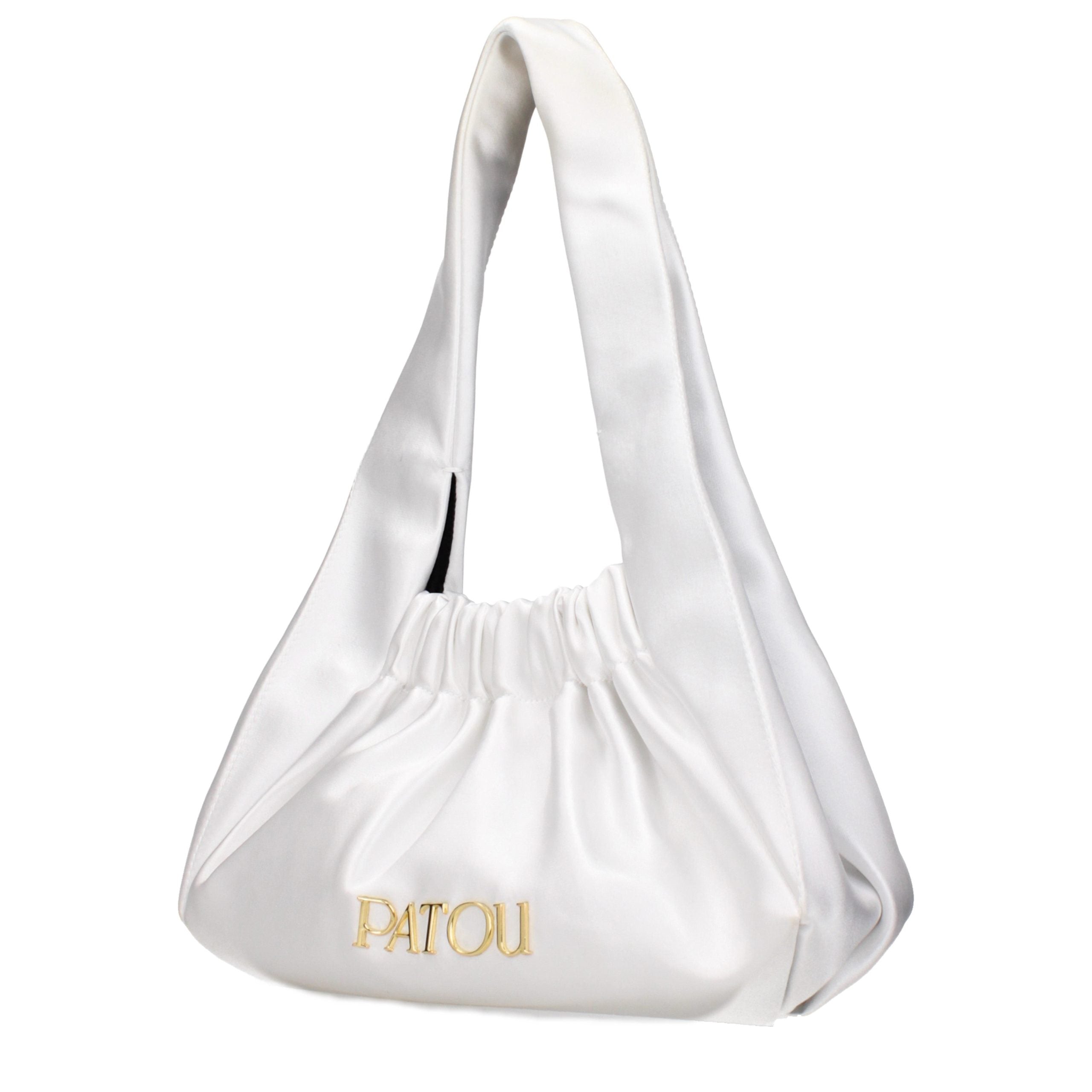 Patou White Fabric Handbag