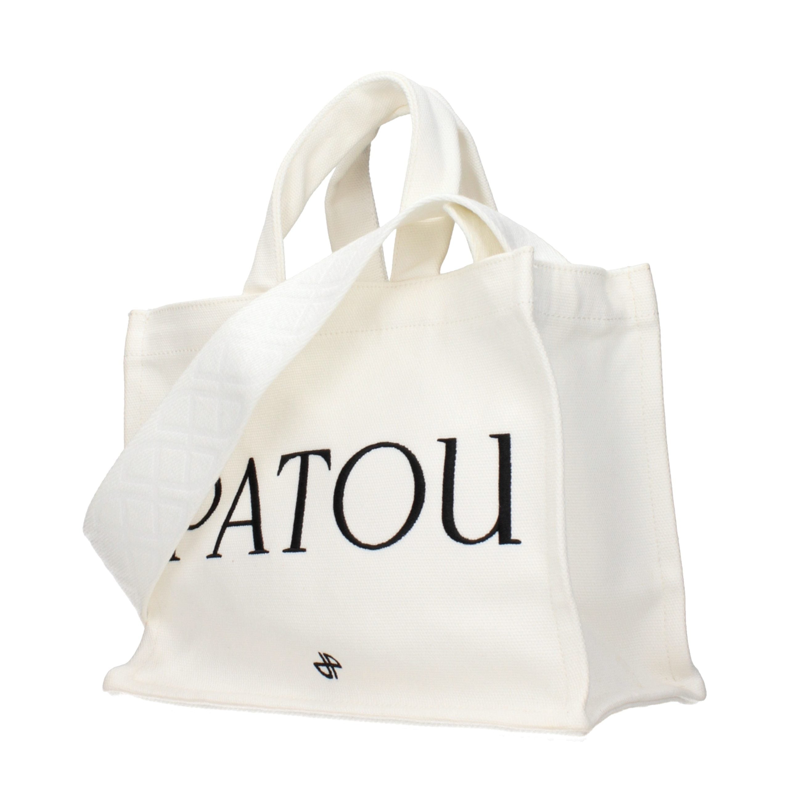 Patou White Fabric Handbag