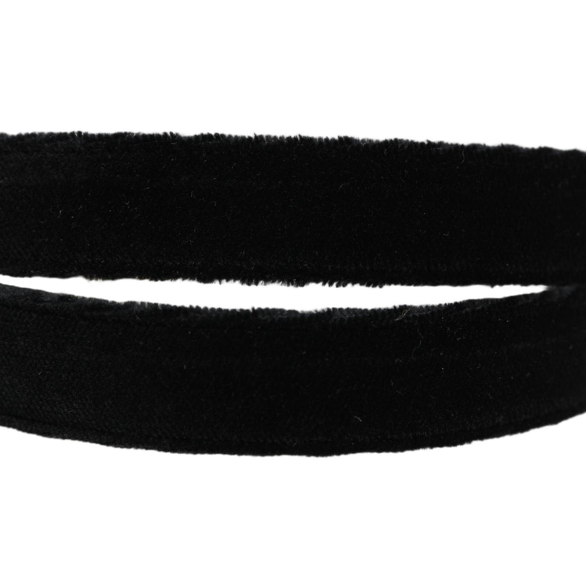 Dolce & Gabbana Men Black Velvet Gold Tone Metal Buckle Belt