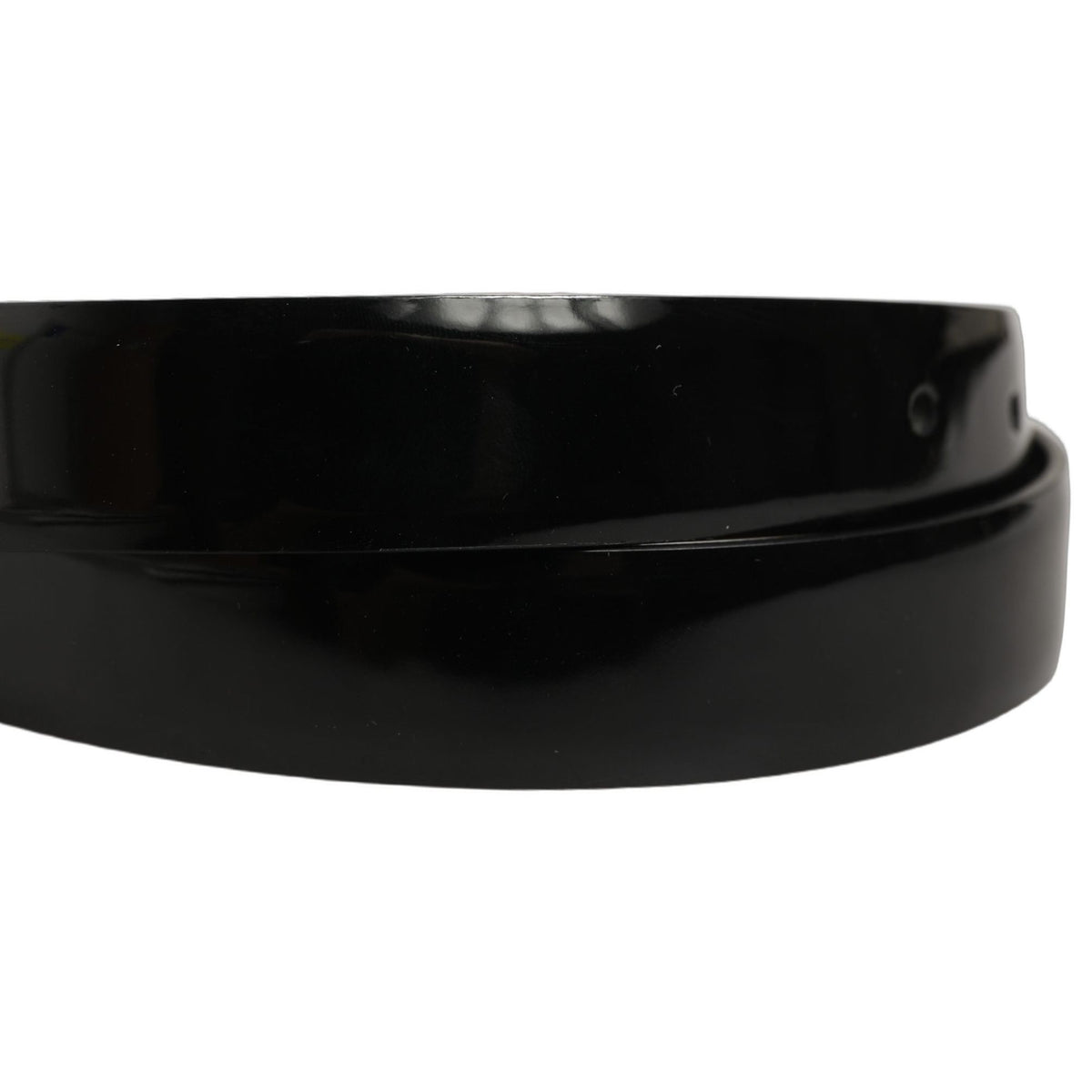 Dolce & Gabbana Black Classic Leather Gold Tone Buckle Belt