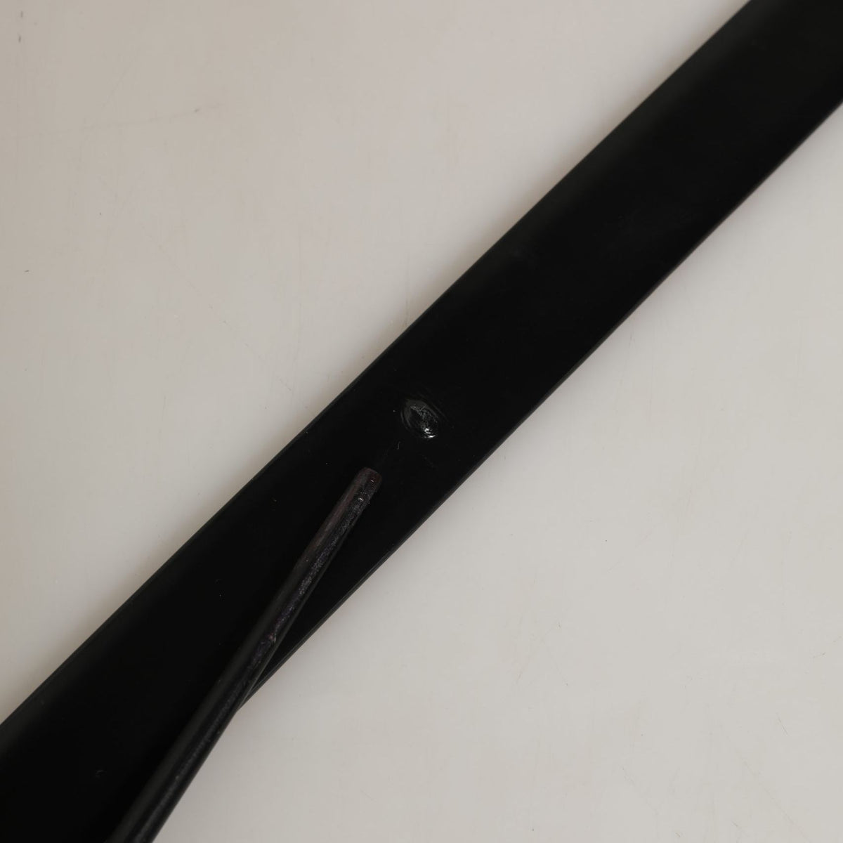 Dolce & Gabbana Black Leather Silver Tone Metal Buckle Belt