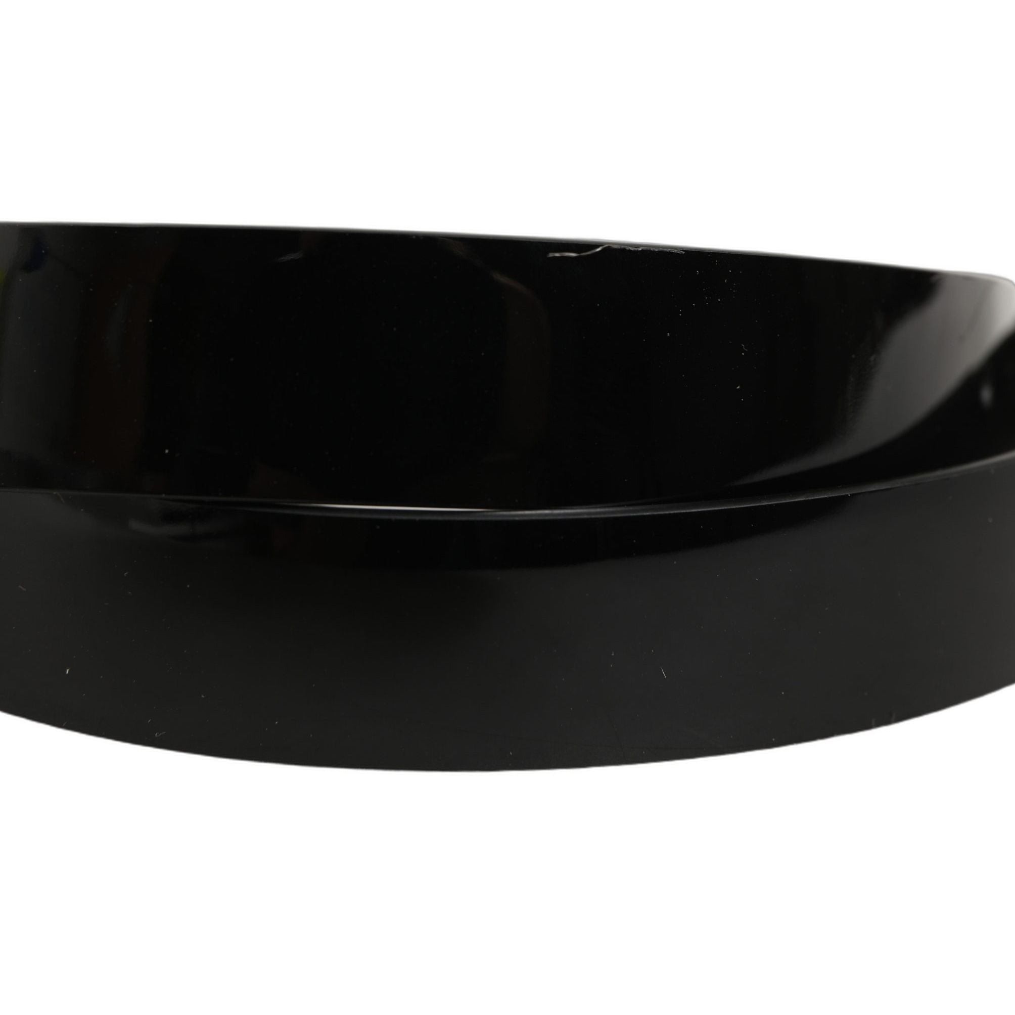 Dolce & Gabbana Black Classic Leather Silver Tone Buckle Belt