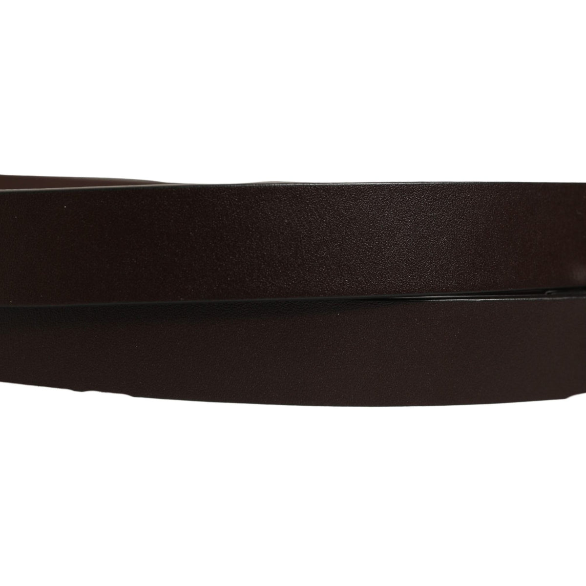Dolce & Gabbana Brown Leather Double Wrap Metal Buckle Belt