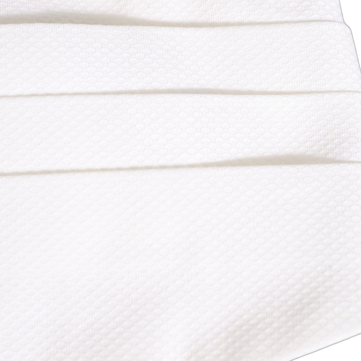 Dolce & Gabbana White Men Wide Waist Belt Cotton Cummerbund