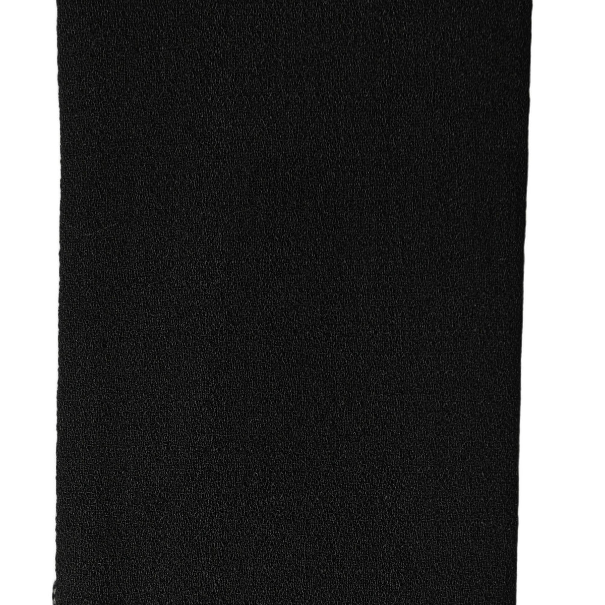 Dolce & Gabbana Men Black Wool Knitted Fringed Foulard Scarf