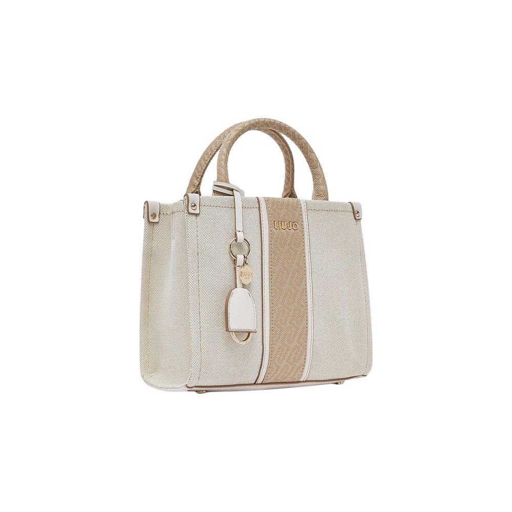 Liu Jo Beige Cotton Handbag
