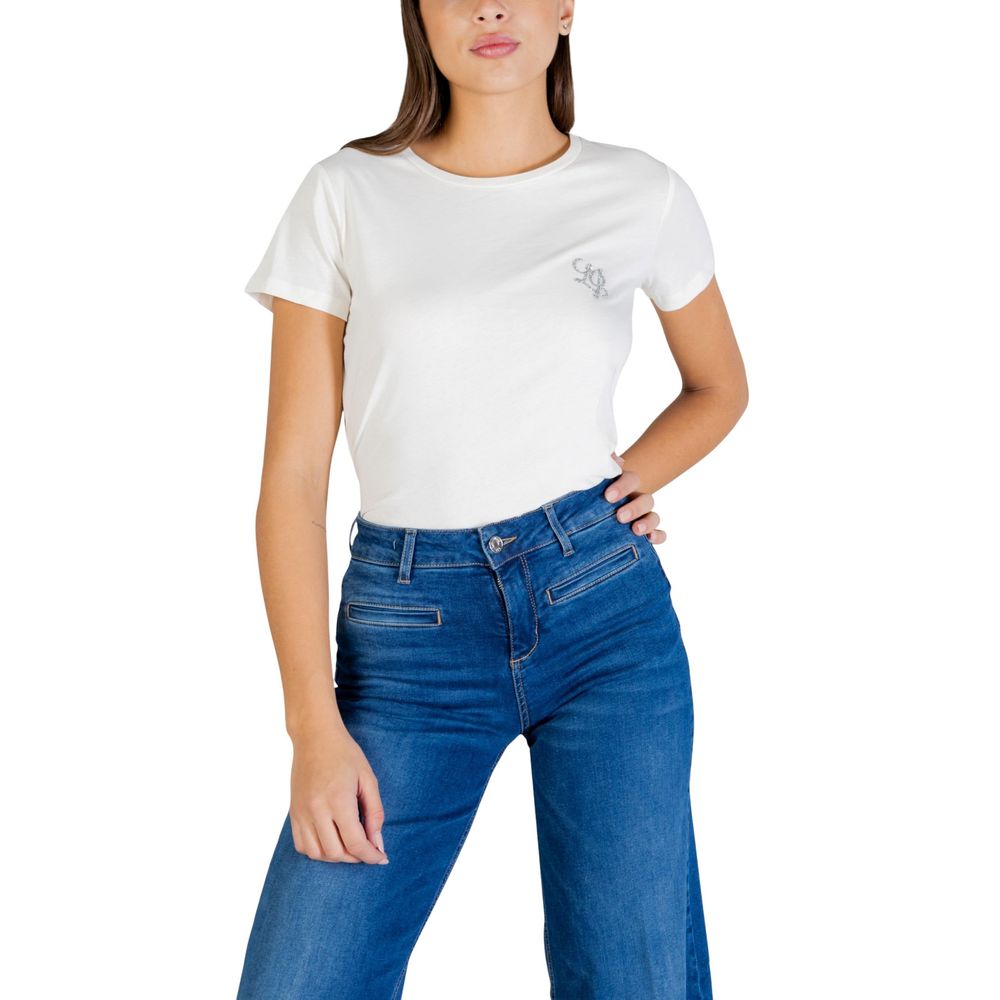 Liu Jo White Cotton T-Shirt