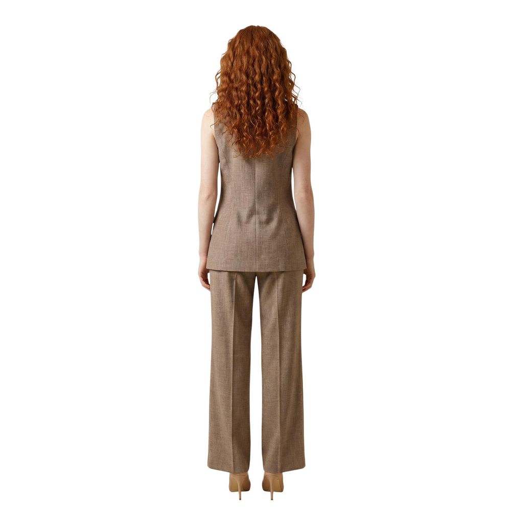 Liu Jo Beige Viscose Waistcoat