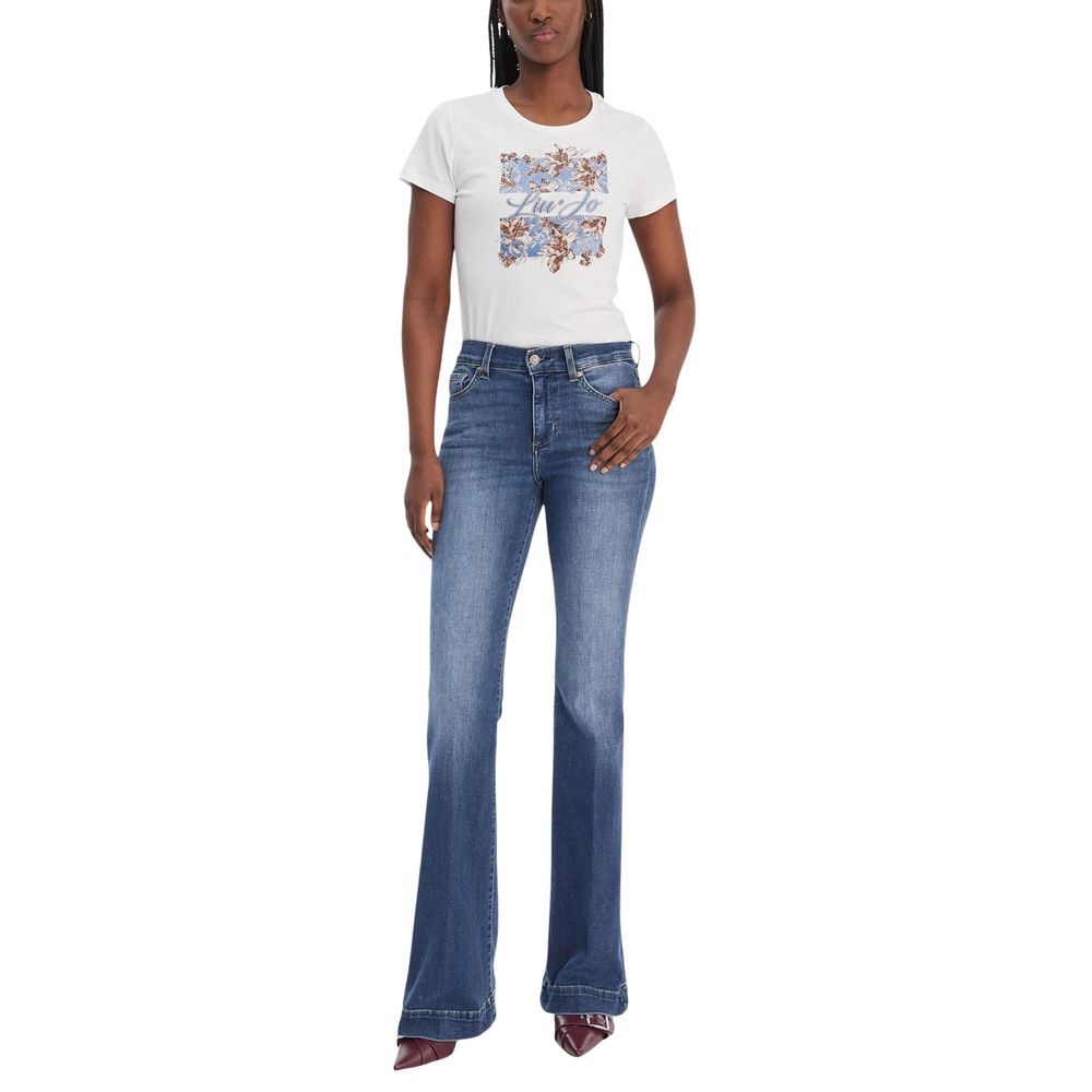 Liu Jo White Cotton T-Shirt