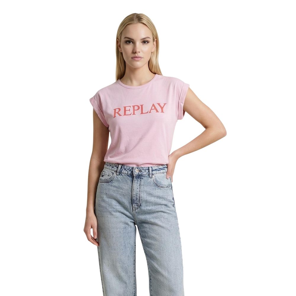 Replay Multicolor Cotton T-Shirt