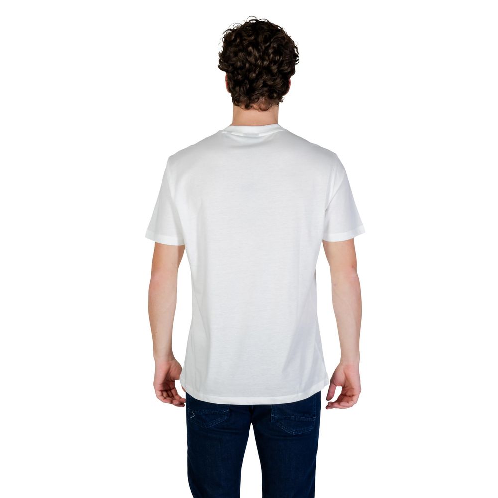 Armani Exchange White Cotton T-Shirt