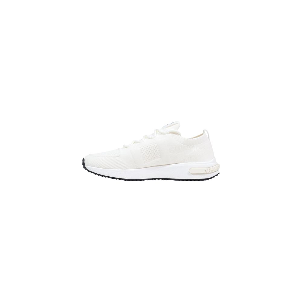 Armani Exchange White Polyester Athletic Sneakers