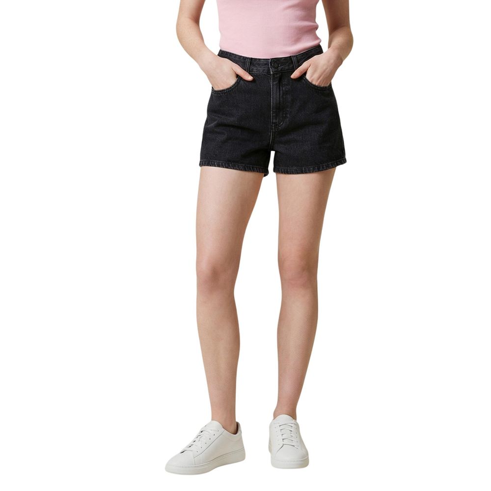 Karl Lagerfeld Black Denim Shorts