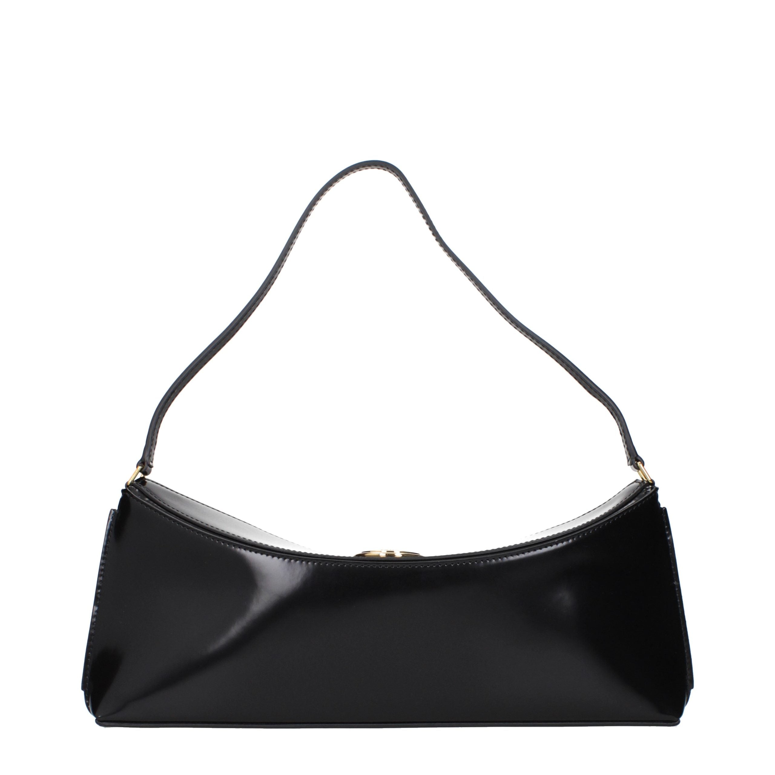 Jacquemus Black Leather Shoulder Bag