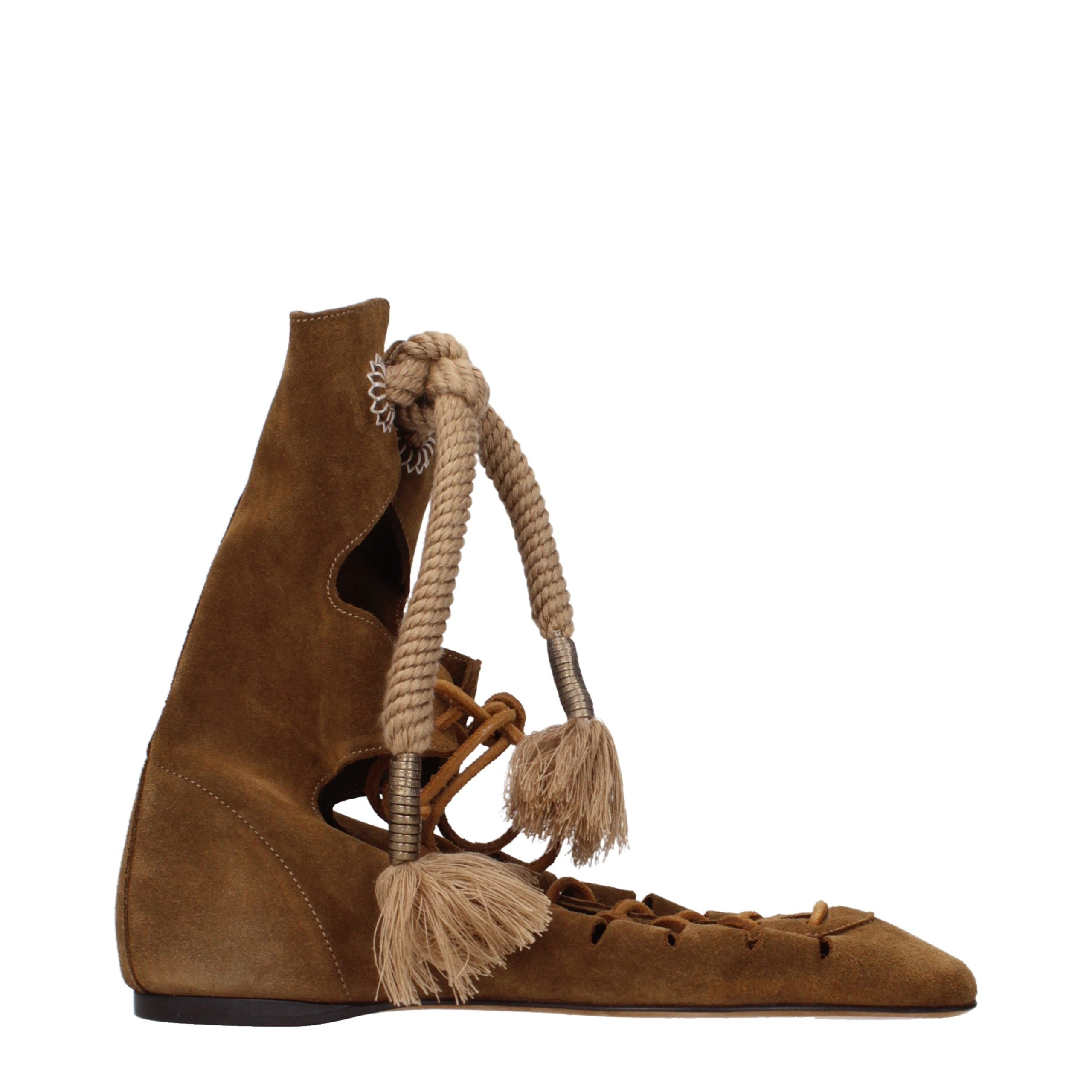 Isabel Marant Brown Leather Ankle Boots