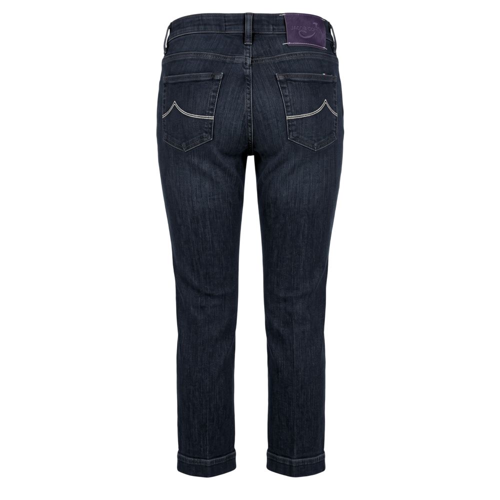 Jacob Cohen Blue Cotton Women Jeans