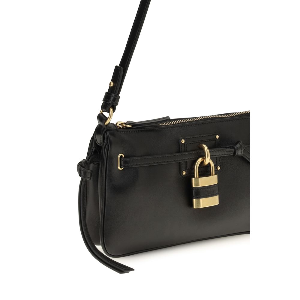 Chloé Black Calf Leather Bos Taurus Shoulder Bag