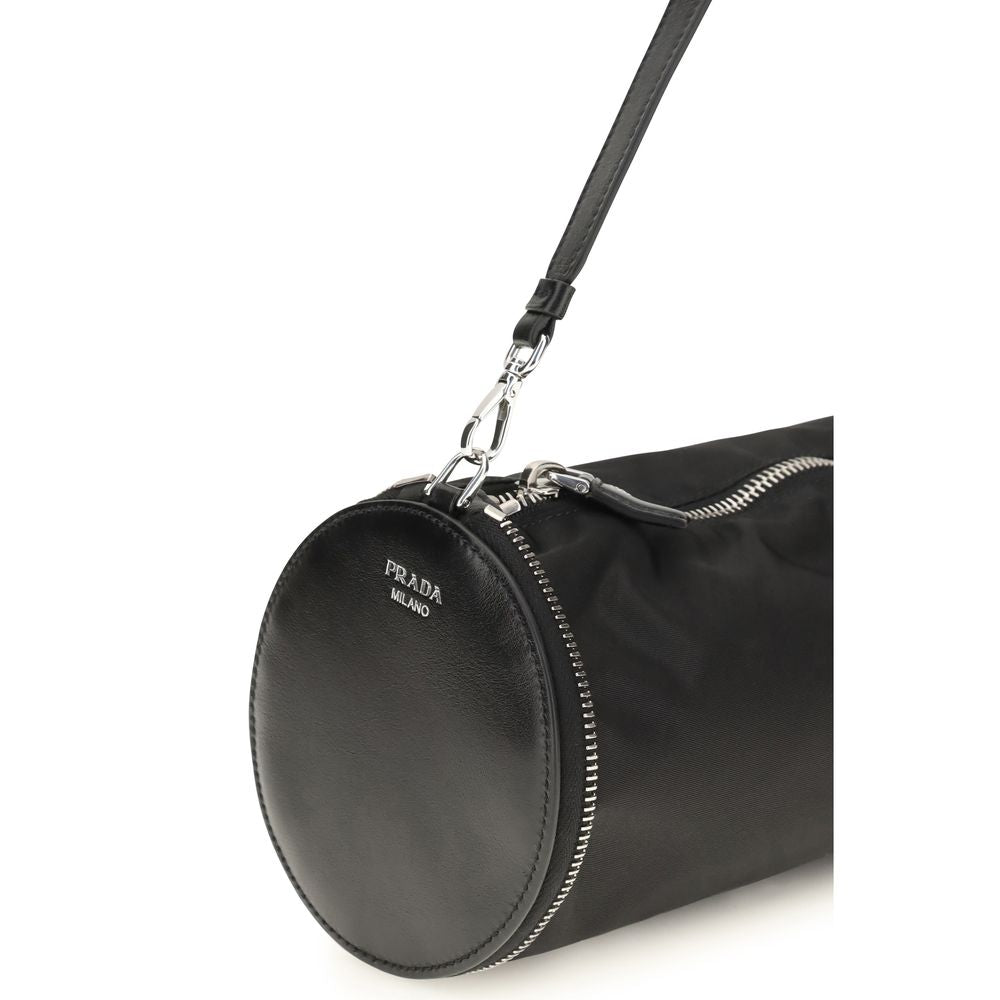 Prada Black Nylon Keychain
