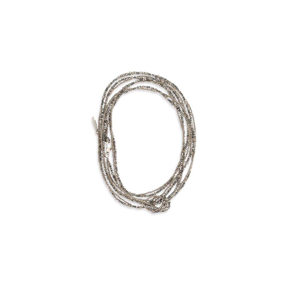 Brunello Cucinelli Brown Silver Bracelet
