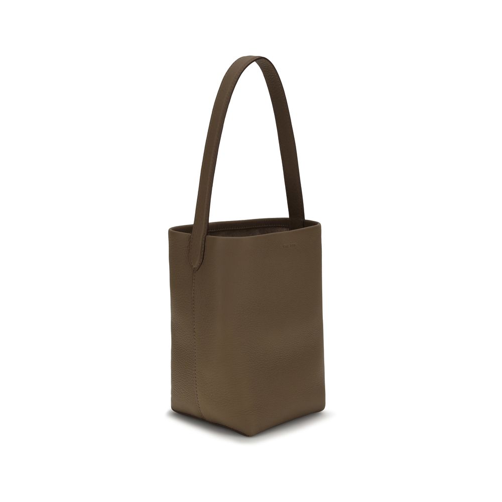 The Row Brown Calf Leather Bos Taurus Shoulder Bag