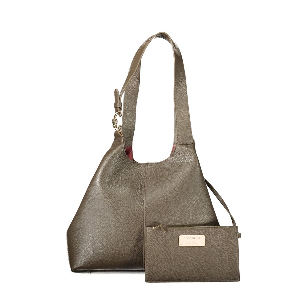 Coccinelle Brown Leather Handbag