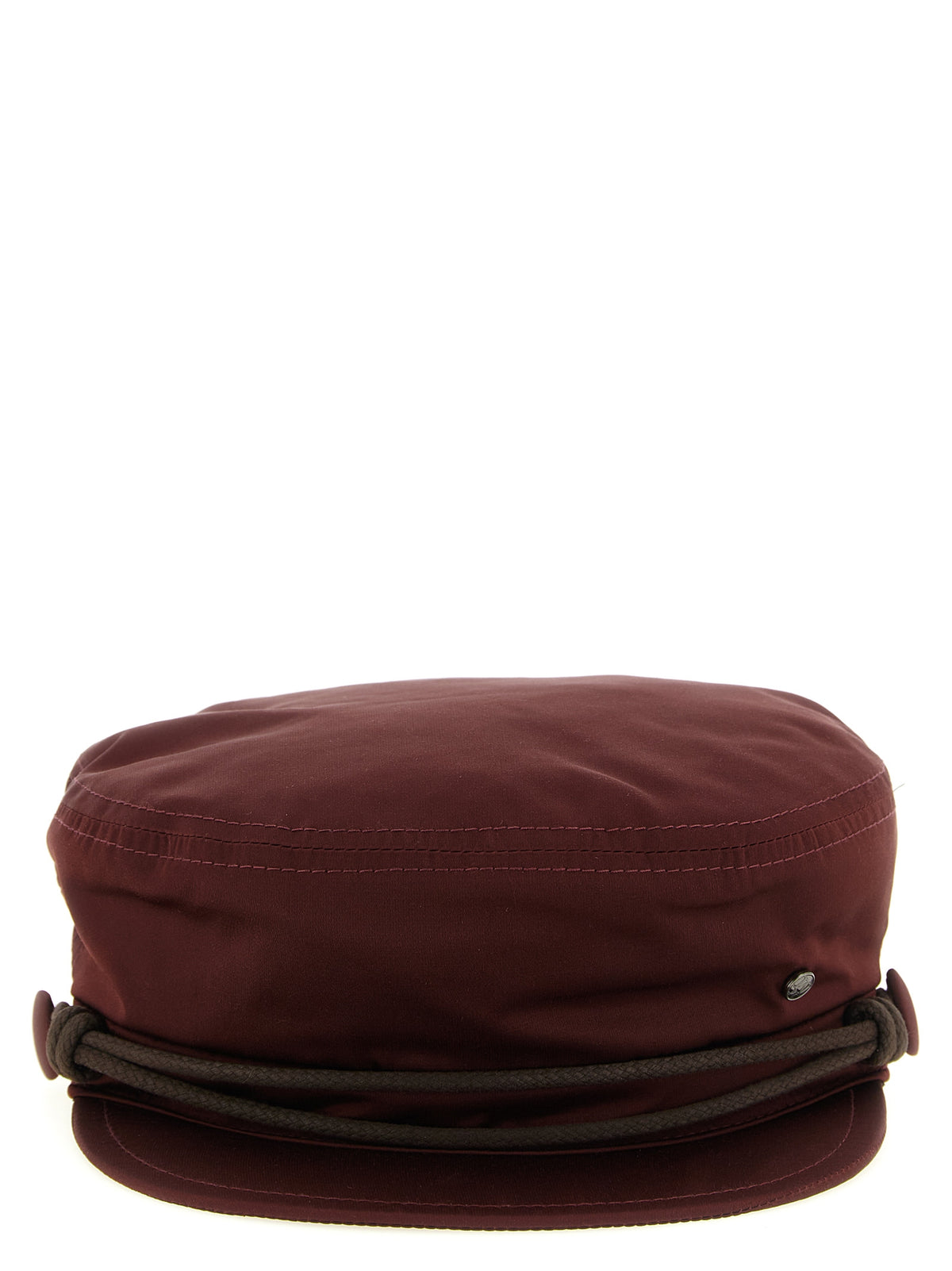 Maison Michel Bordeaux Polyester Fatcap Hat