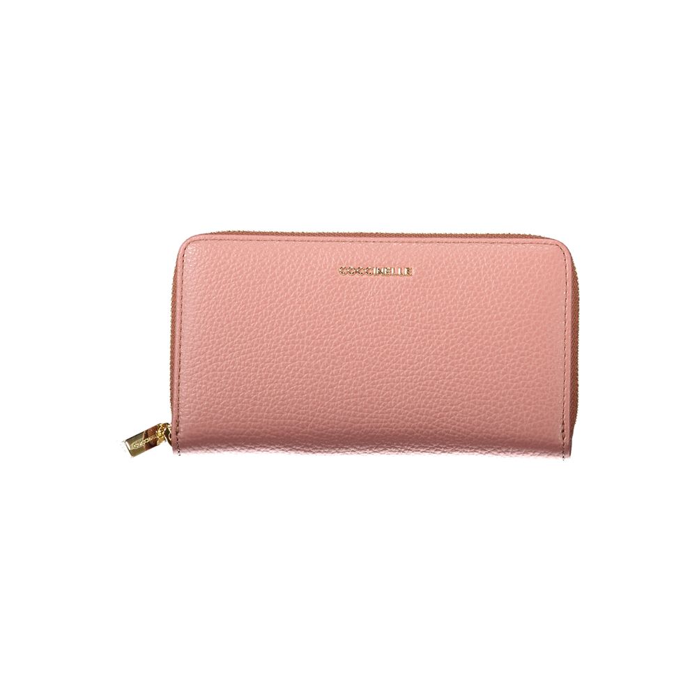 Coccinelle Pink Leather Wallet