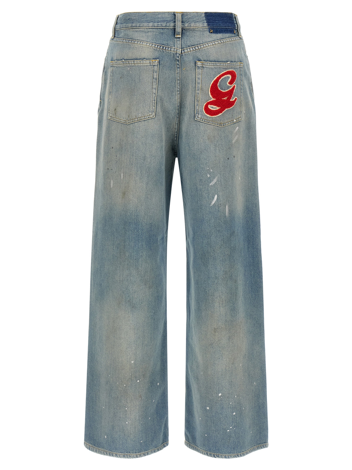 Golden Goose Blue Cotton Boyfriend Jeans