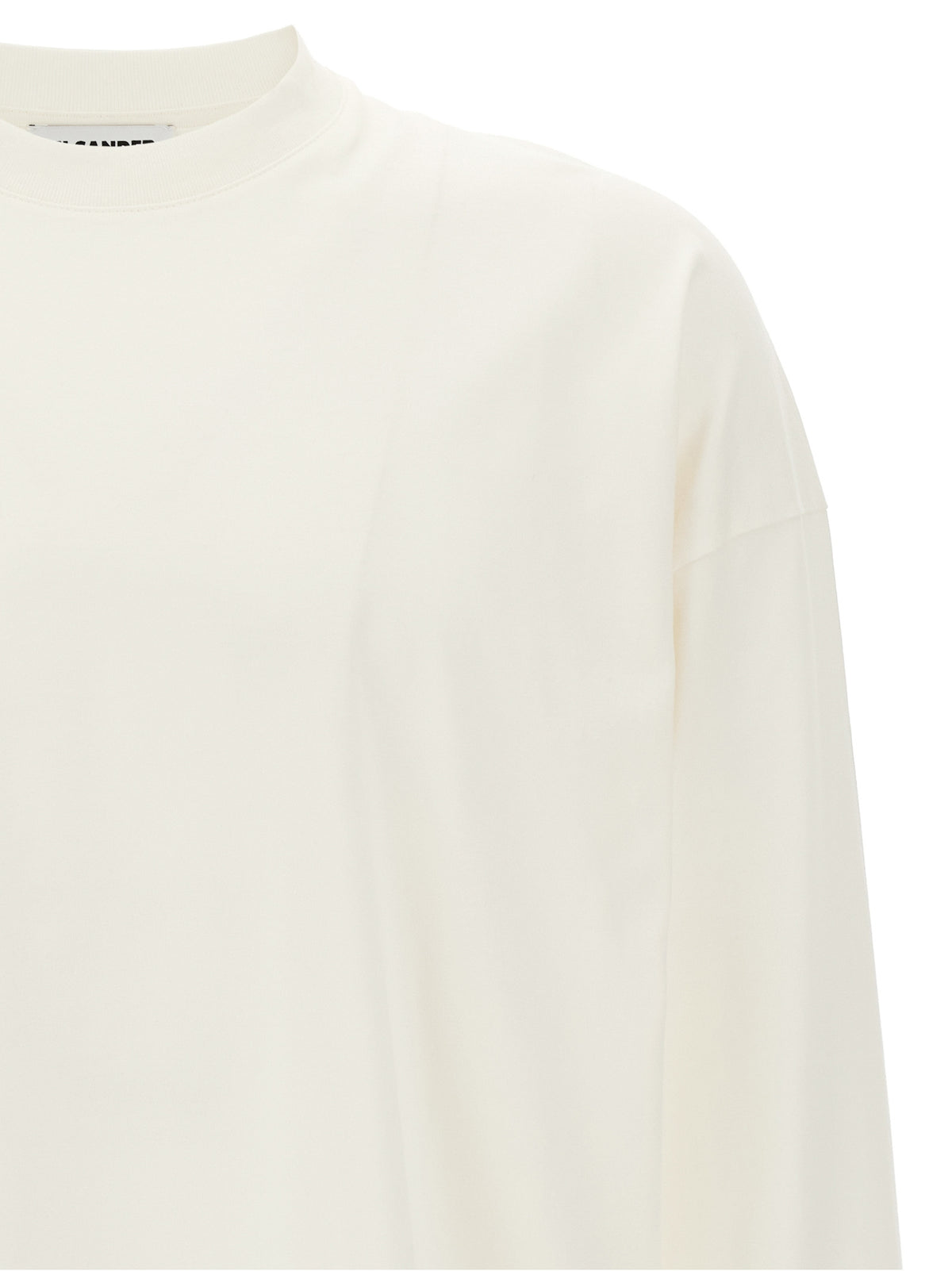 Jil Sander White Cotton T-Shirt