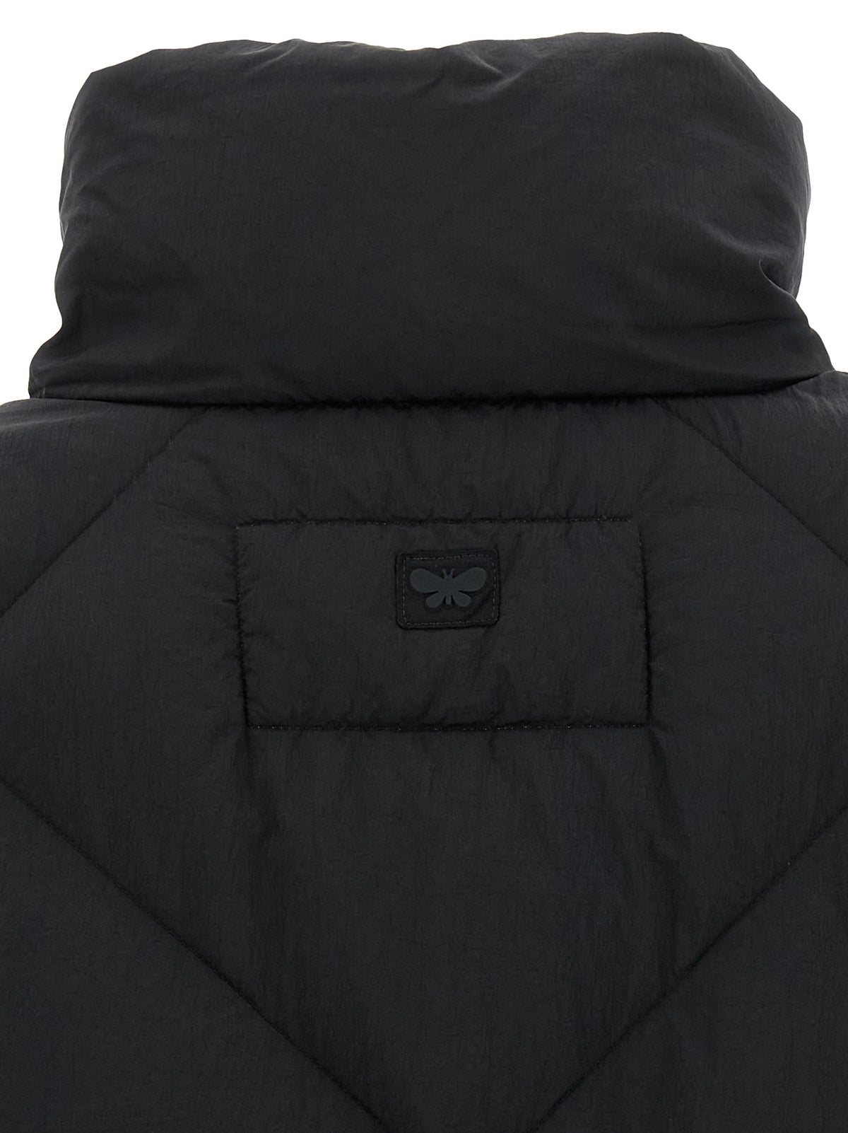 Max Mara Black Polyamide Full-Length Jacket