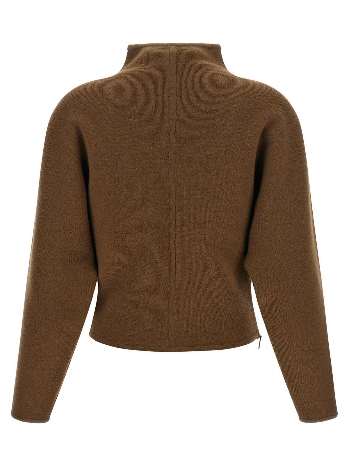Max Mara Brown Virgin Wool Cardigan
