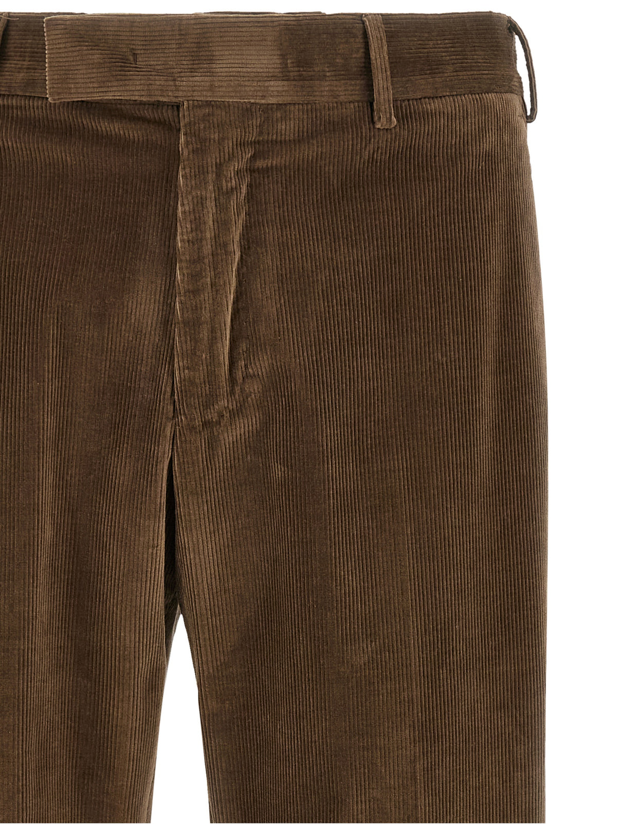 PT Torino Brown Cotton Casual Pants