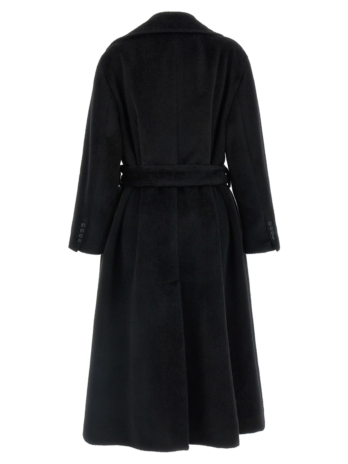 Dolce & Gabbana Black Wool Coat