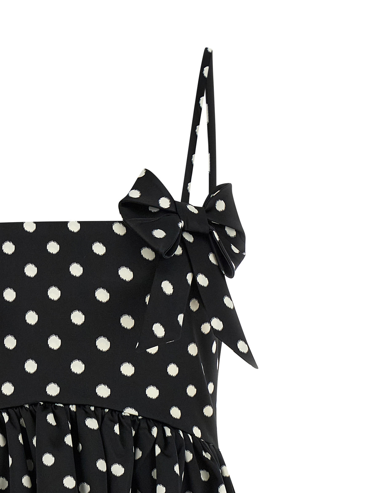 Ganni Black Polyester Short Dress