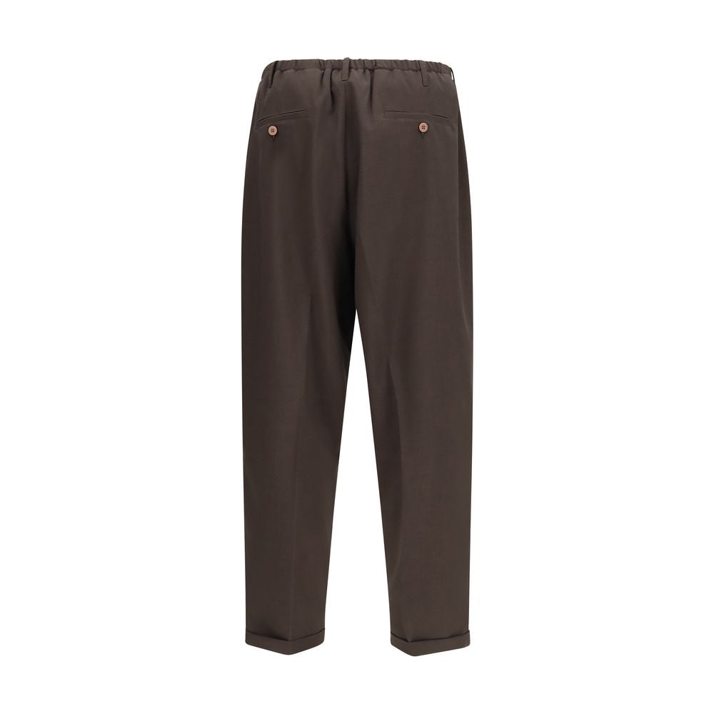 Magliano Brown Polyester Casual Pants