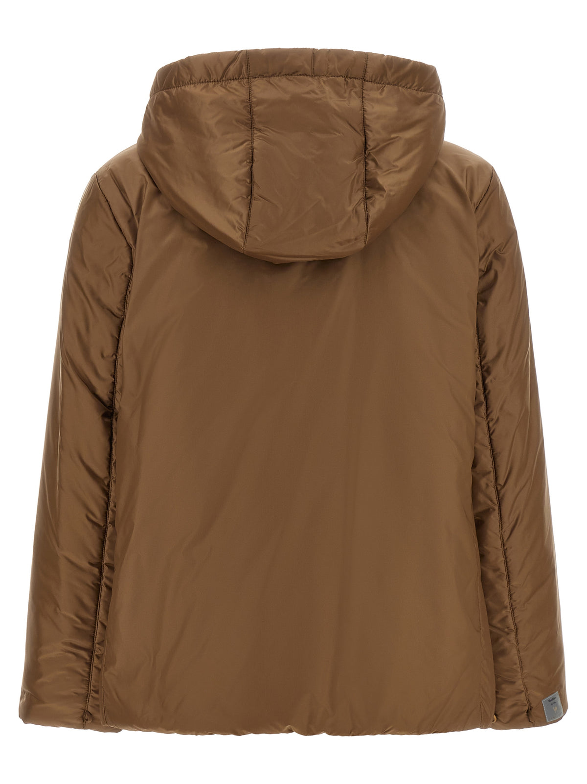 Max Mara Brown Polyester Full-Length Jacket