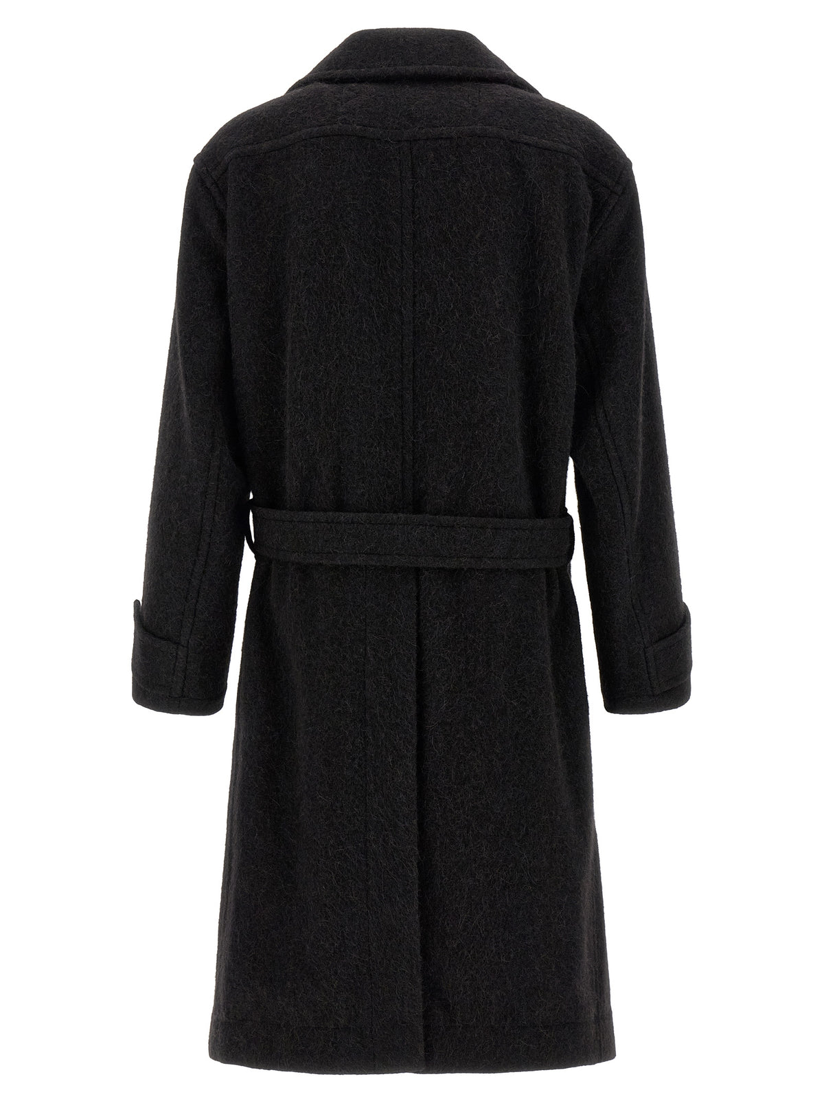 Lemaire Black Wool Coat