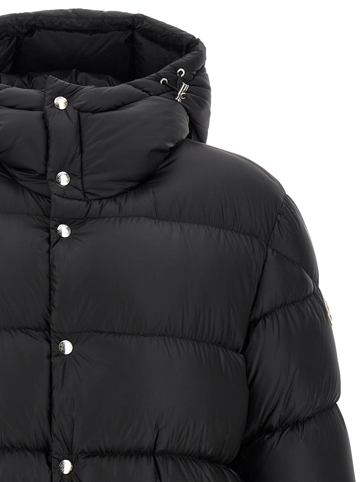 Moncler Black Polyamide Full-Length Jacket