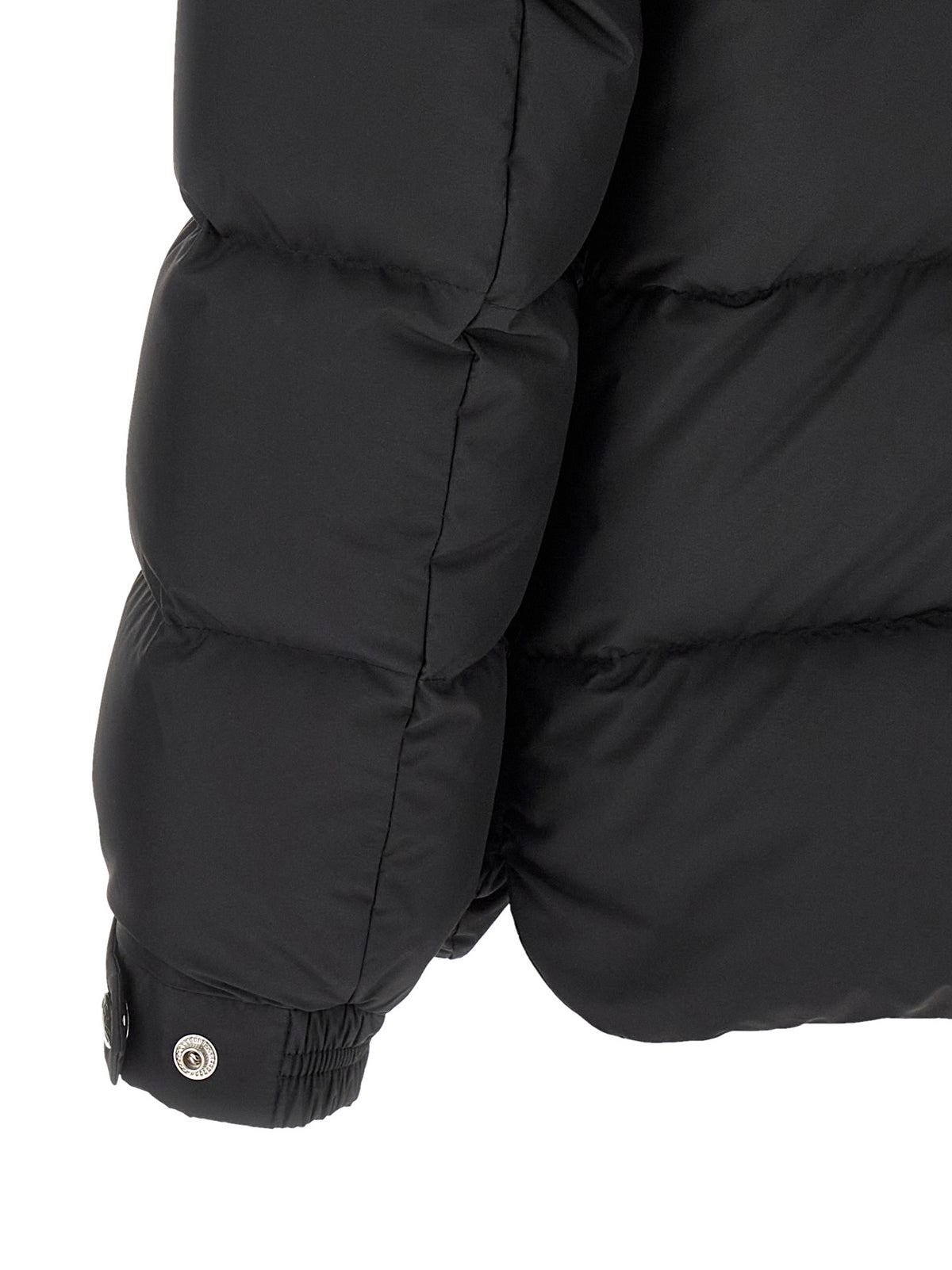 Moncler Black Polyester Full-Length Jacket