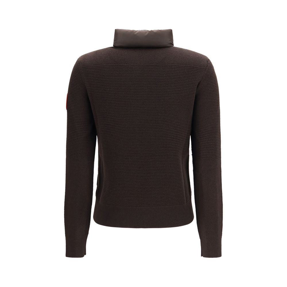 Canada Goose Brown Wool Oves Aries Full-Length Jacket
