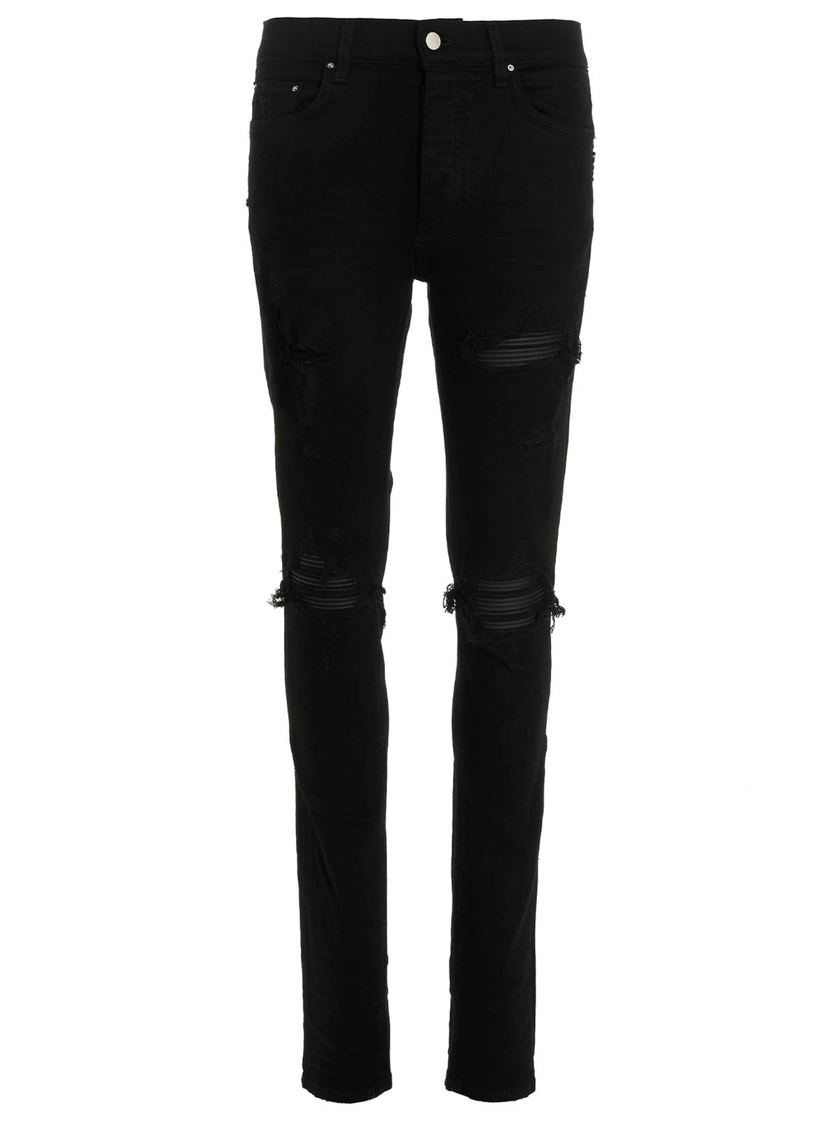 Amiri Black Cotton Skinny Jeans
