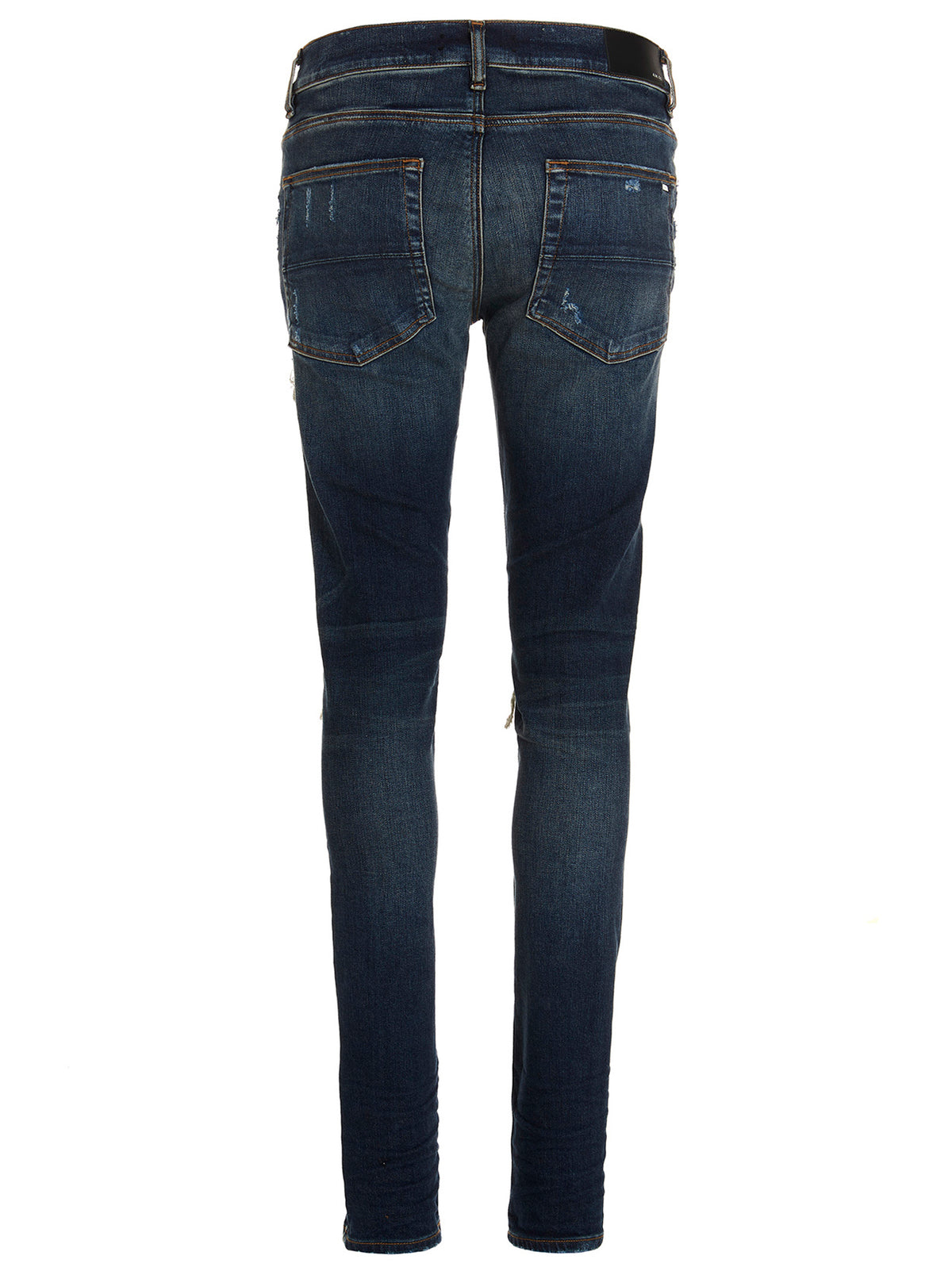 Amiri Blue Cotton Skinny Jeans