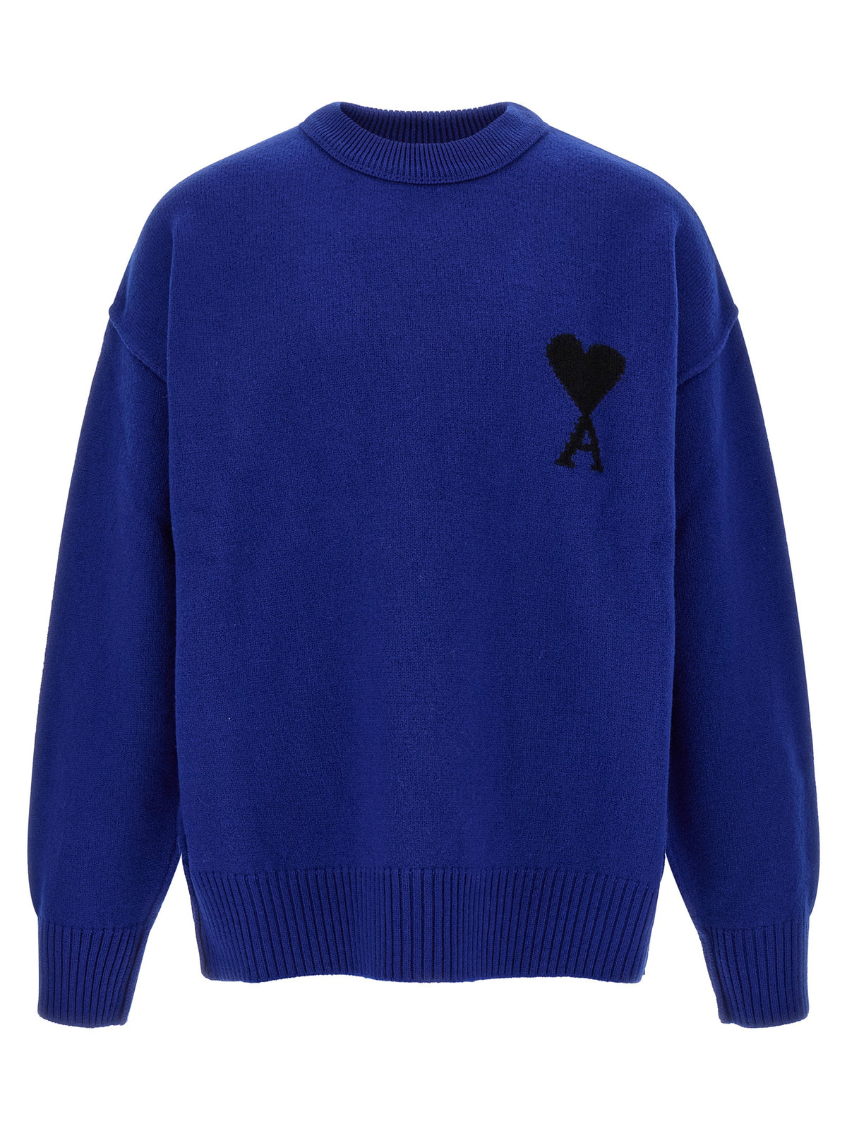 Ami Paris Blue Wool Cardigan