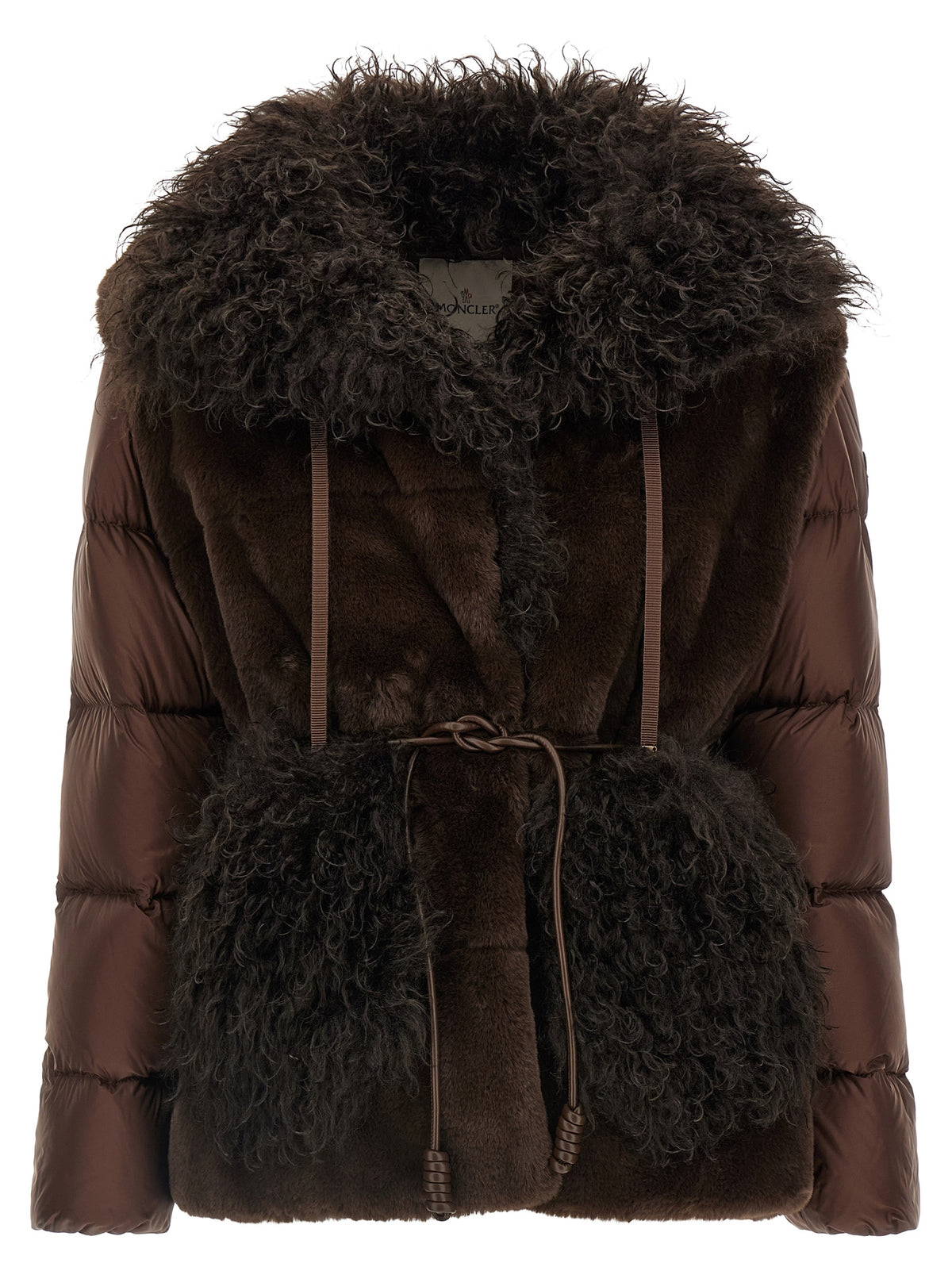 Moncler Brown Polyester Shell Jacket
